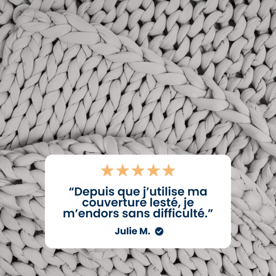Couverture lesté cotton