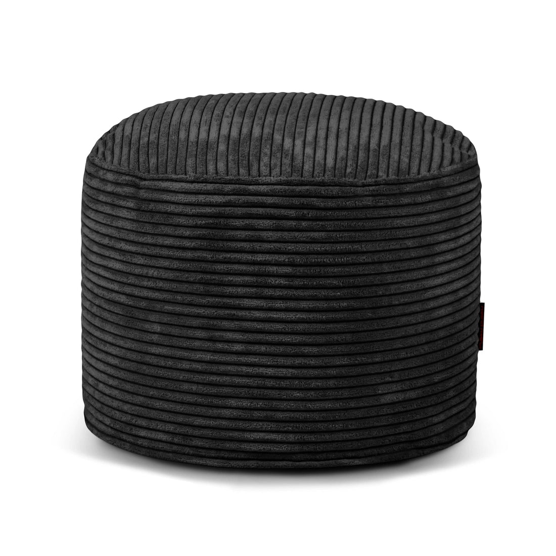 Petit Pouf Rond en Velours Côtelé
