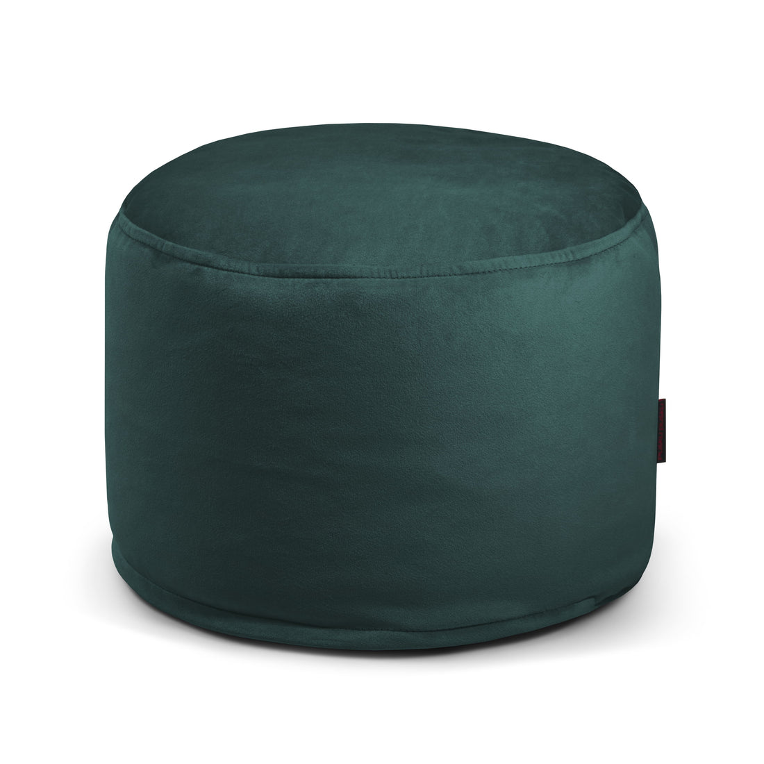 Petit Pouf Rond en Velours