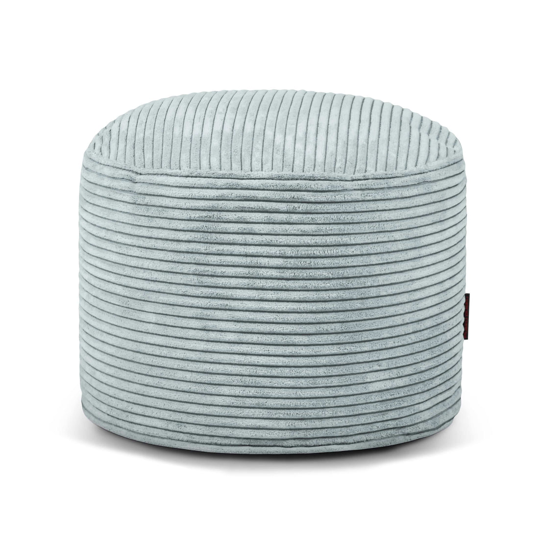 Petit Pouf Rond en Velours Côtelé
