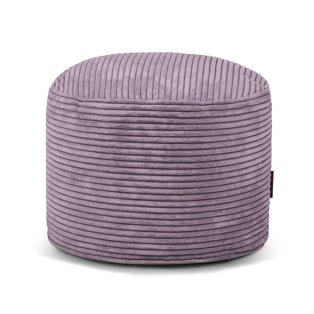 Petit Pouf Rond en Velours Côtelé