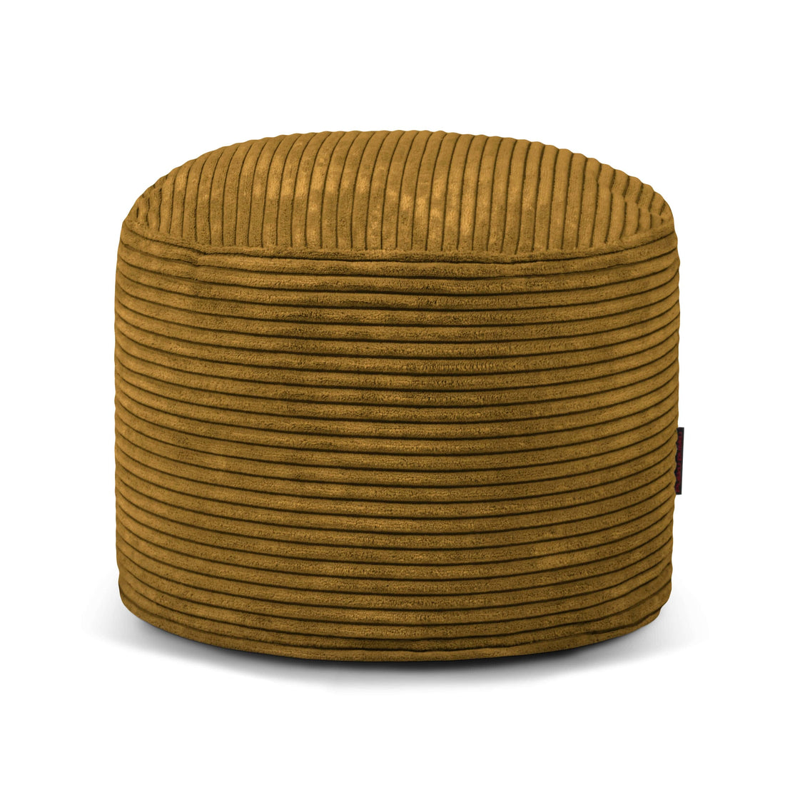 Petit Pouf Rond en Velours Côtelé