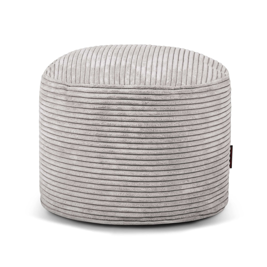 Petit Pouf Rond en Velours Côtelé