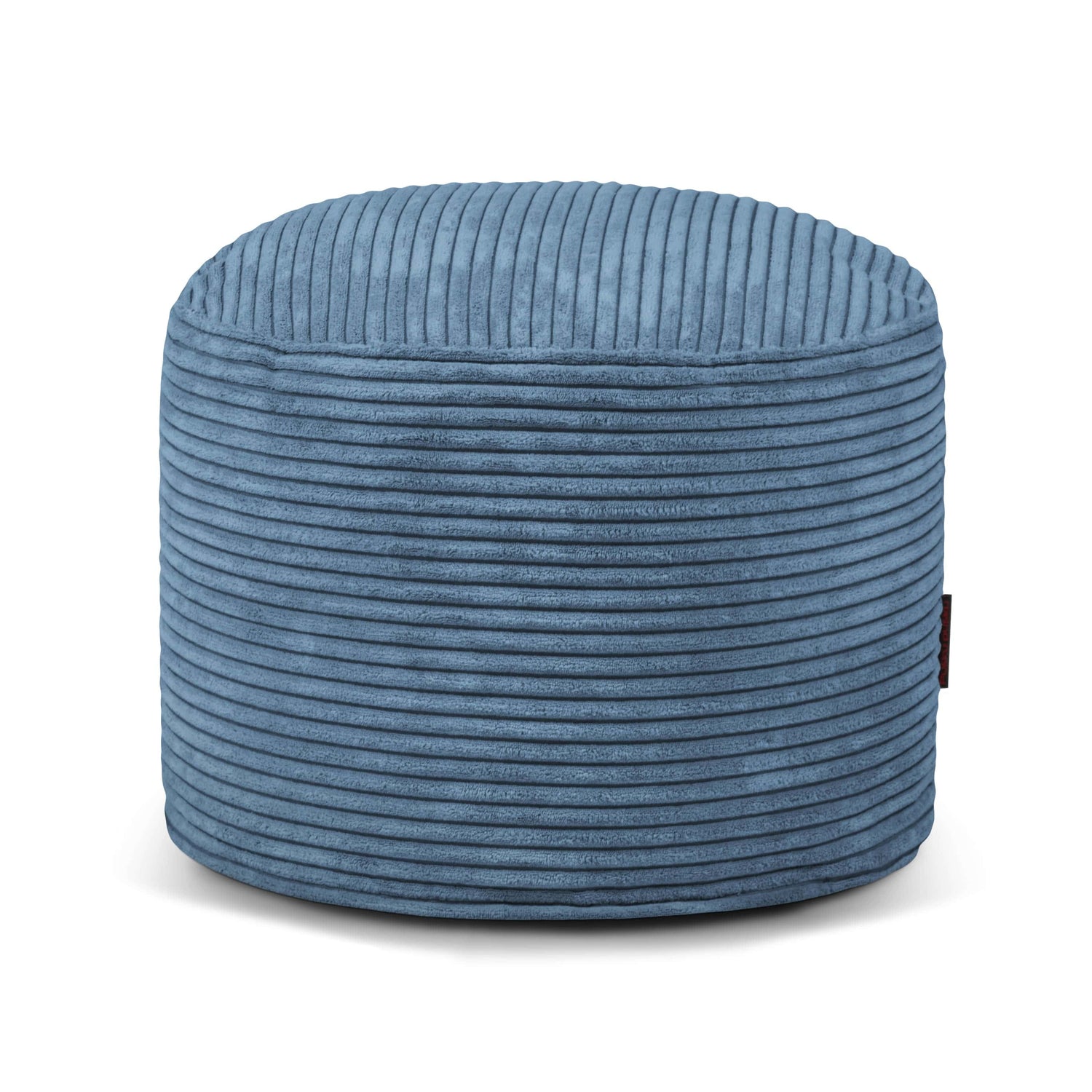 Petit Pouf Rond en Velours Côtelé